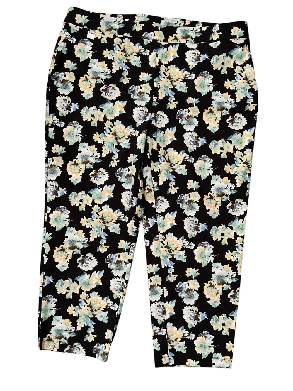 Floral Print Capri Pants RT $54 W:22” R:13” I:26.5”